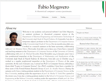 Tablet Screenshot of fabiomogavero.com